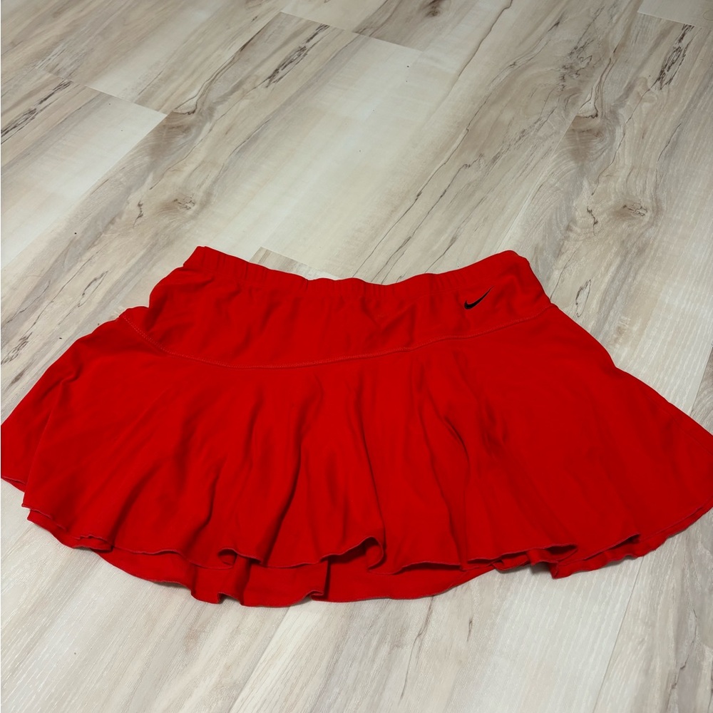 Nike Red Athletic Skirt